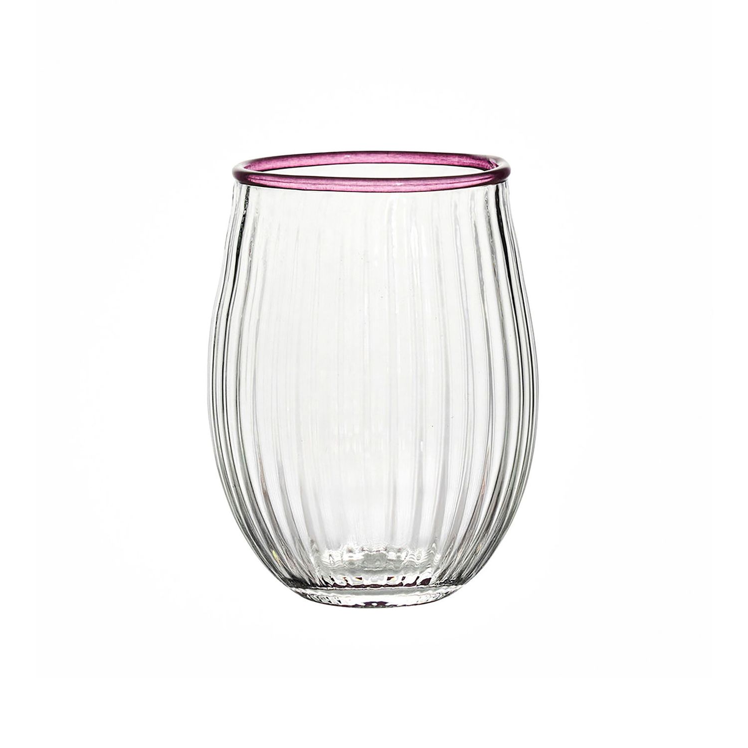 Juliska Nell Stemless Wine Glass Blush B820/51