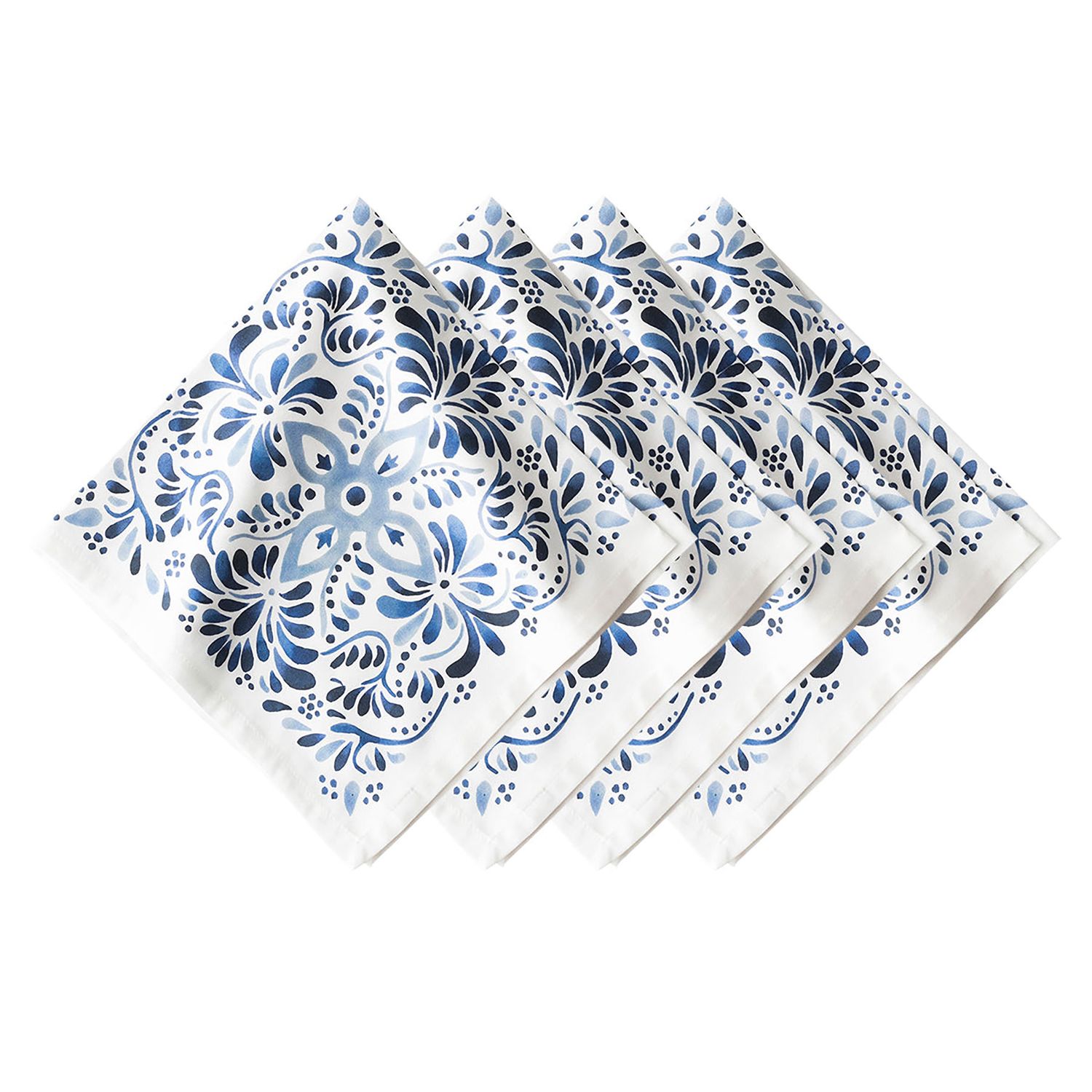 Juliska Iberian Napkin Set of 4 Indigo LB54S4/046