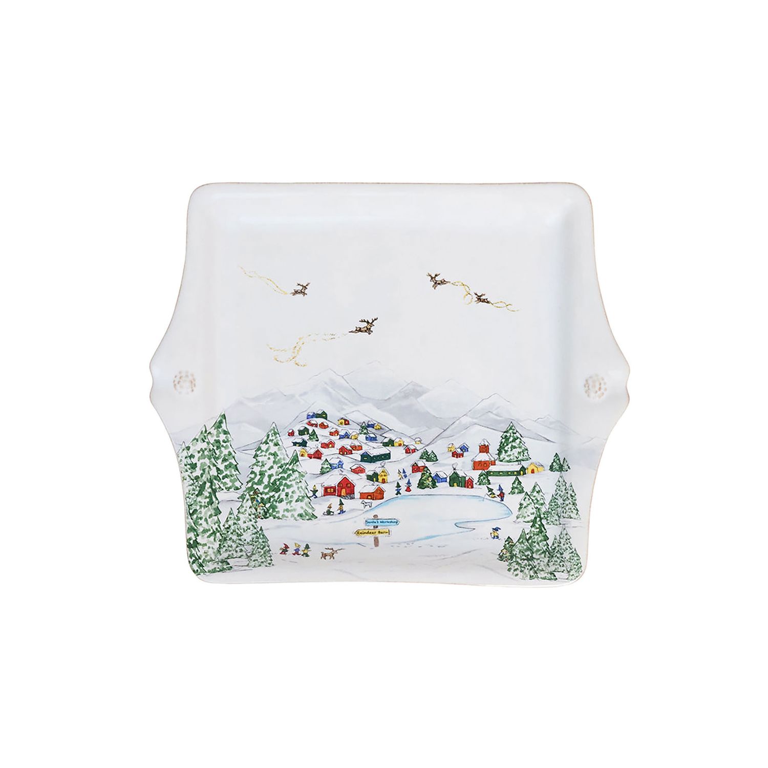 Juliska Berry &amp; Thread North Pole 10 Cookie Tray JN77/88