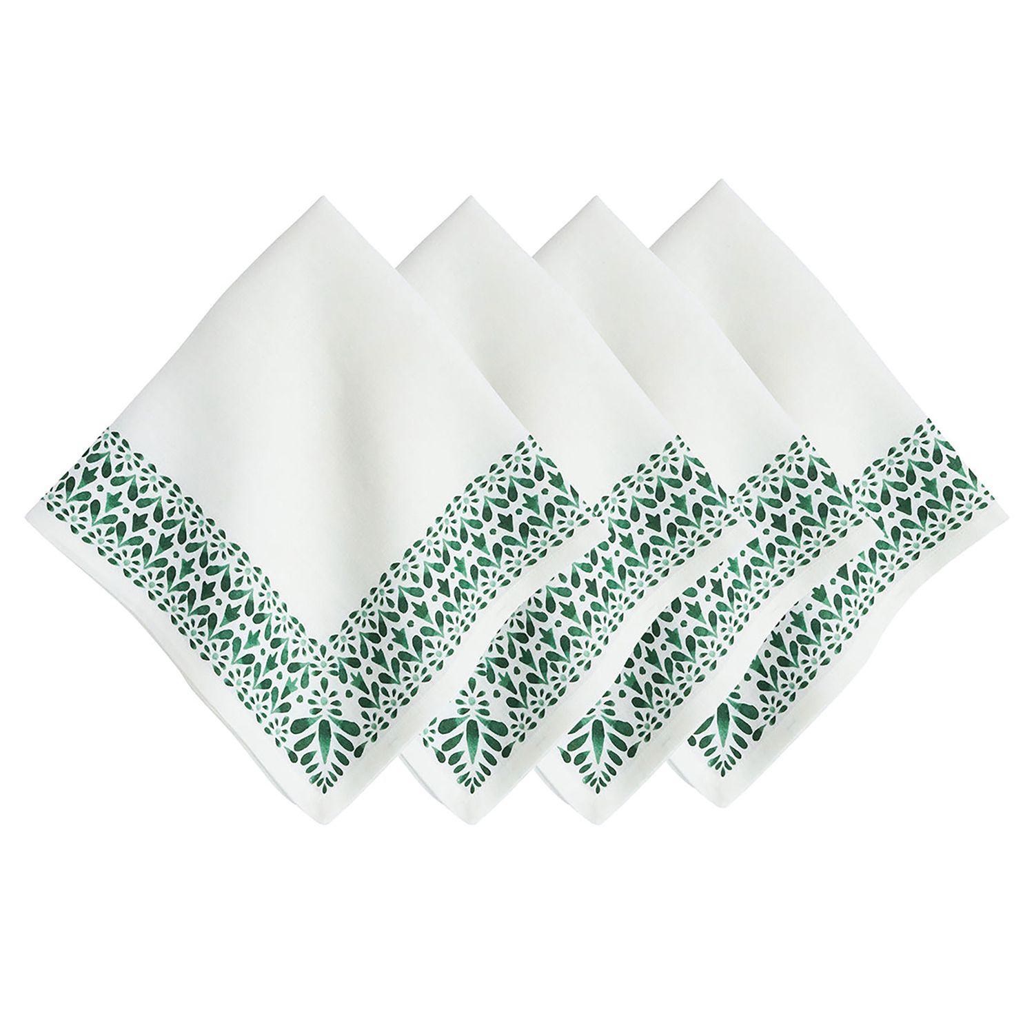 Juliska Iberian Border Napkin Set of 4 Evergreen LB116S4/29