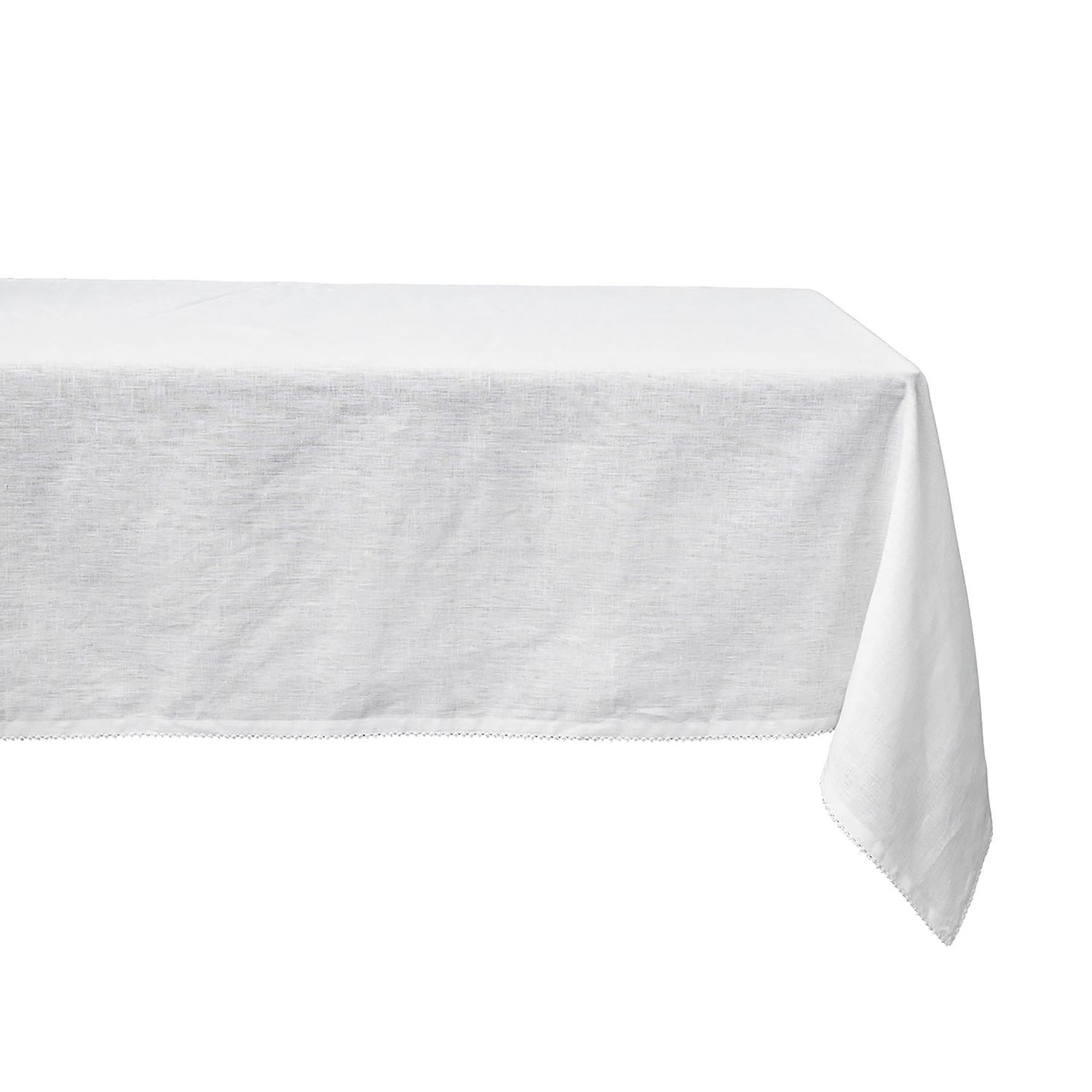 Juliska Berry Scallop 60 x 120 Inch Tablecloth White TC19/130