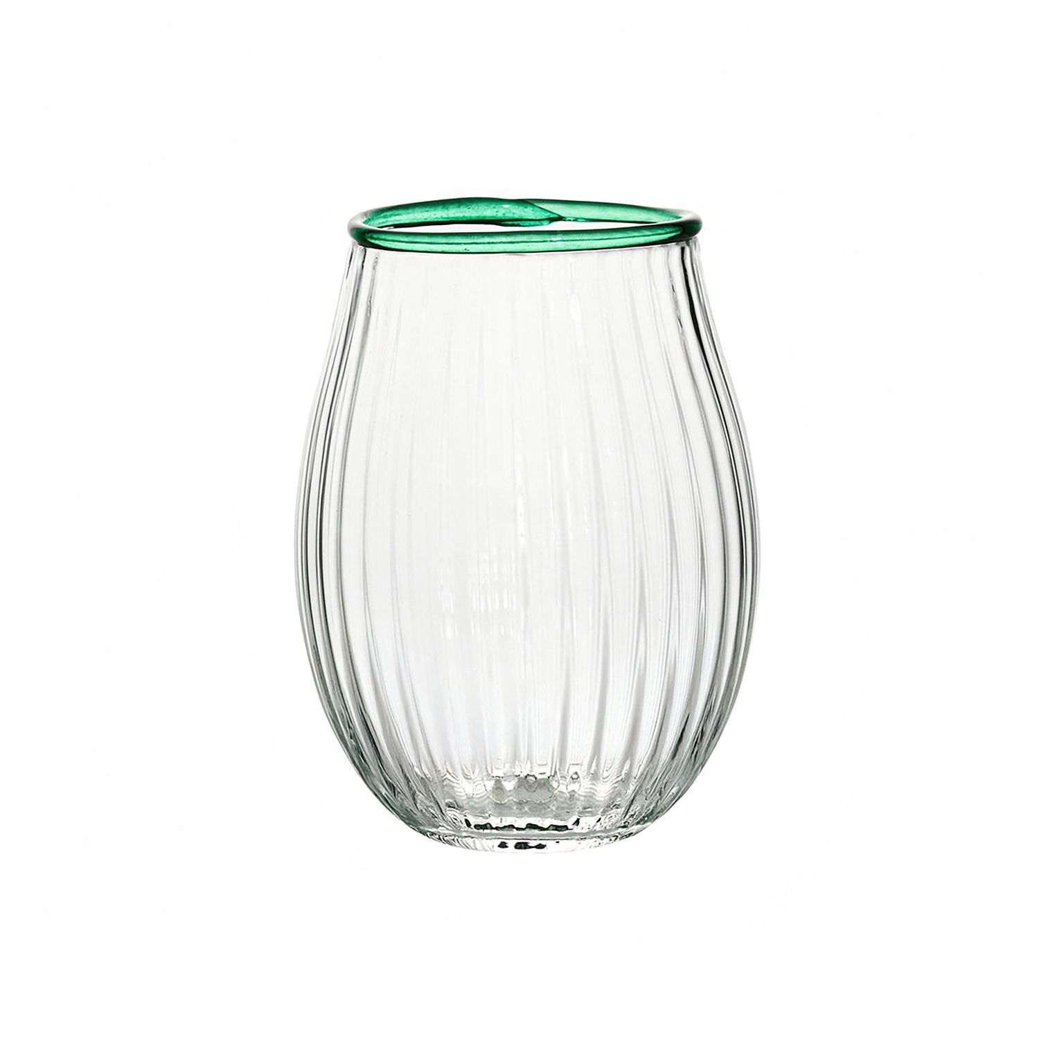 Juliska Nell Stemless Wine Glass Watercress B820/29
