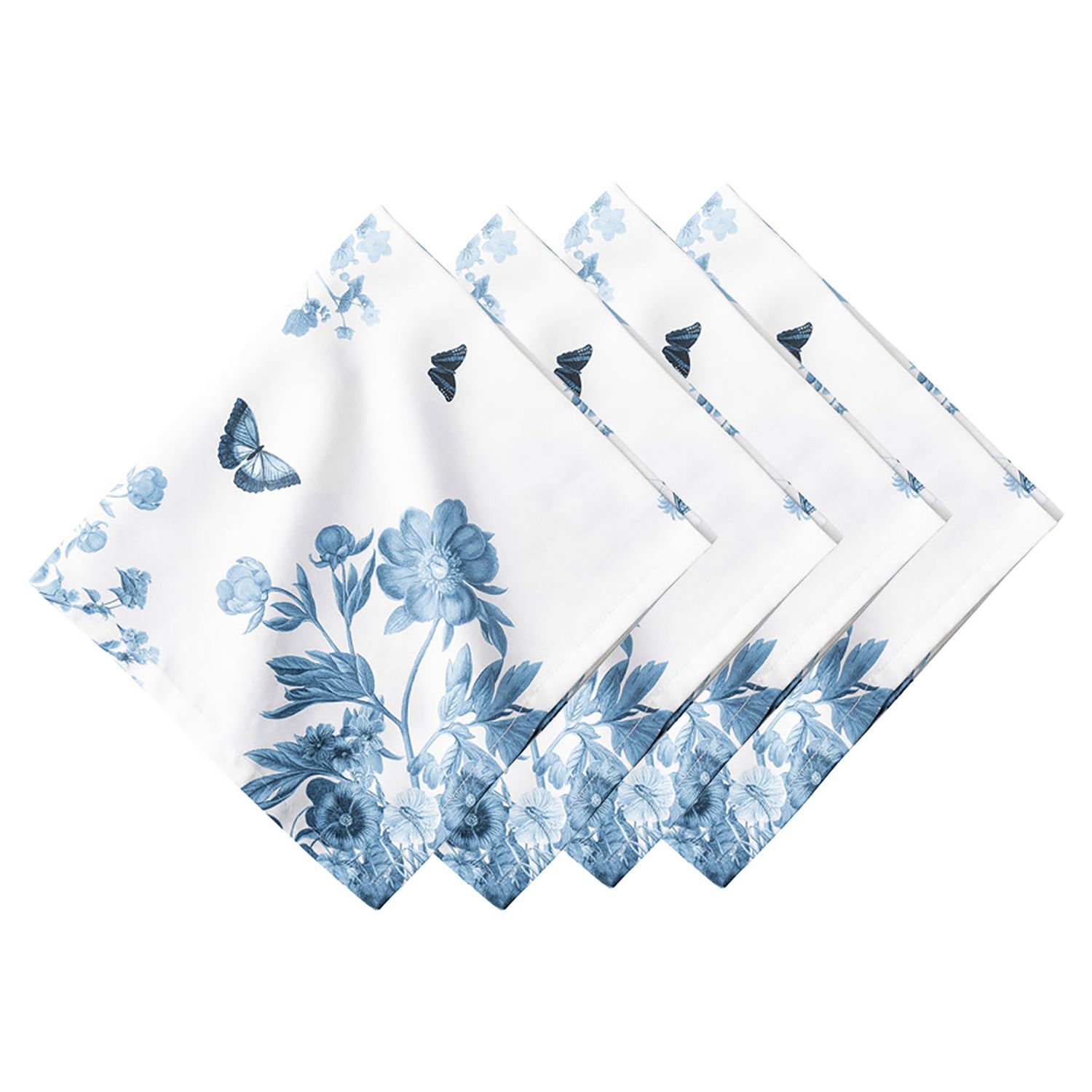 Juliska Field of Flowers Napkin Set of 4 Chambray LB48S4/47