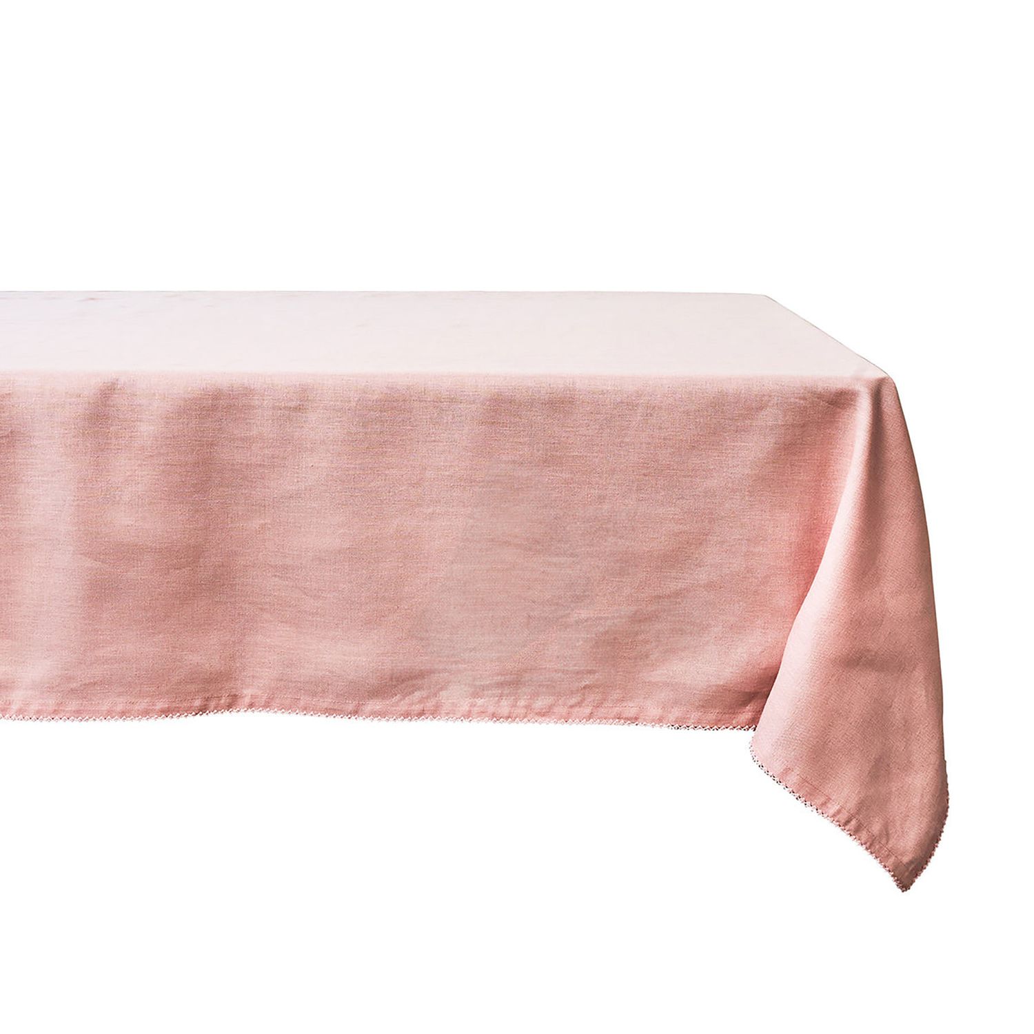 Juliska Berry Scallop 60 x 120 Inch Tablecloth Pink TC19/51