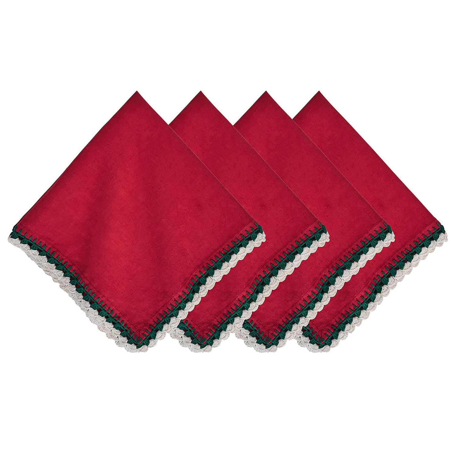 Juliska Isadora Napkin Set of 4- Red LB115S4/73