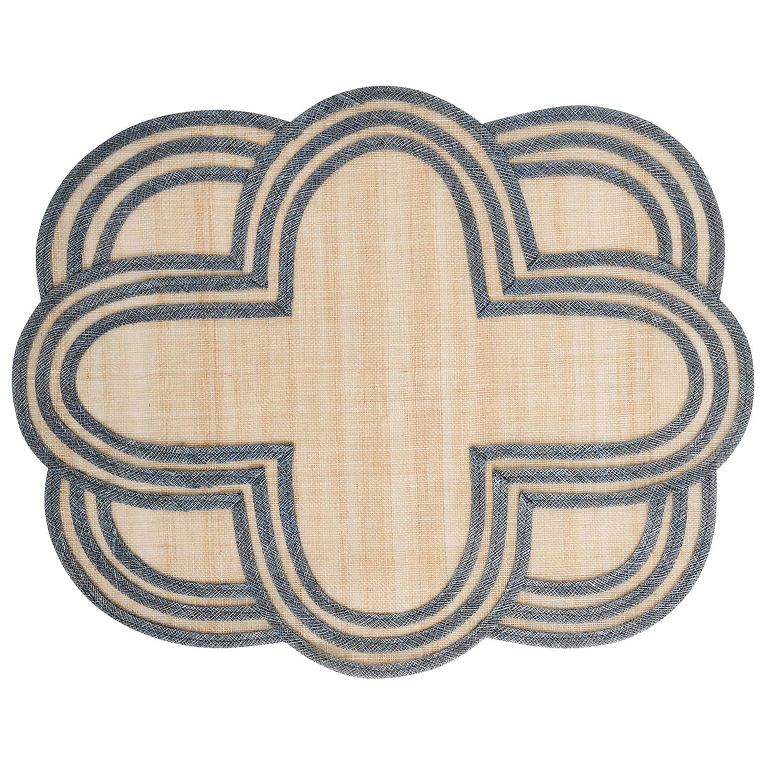 Juliska Scallop Stripe Placemat Chambray LM67/47