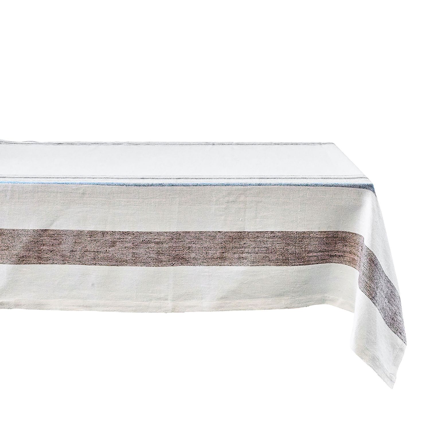 Juliska Danish Stripe 60 x 120 Inch Tablecloth Taupe TC11/66