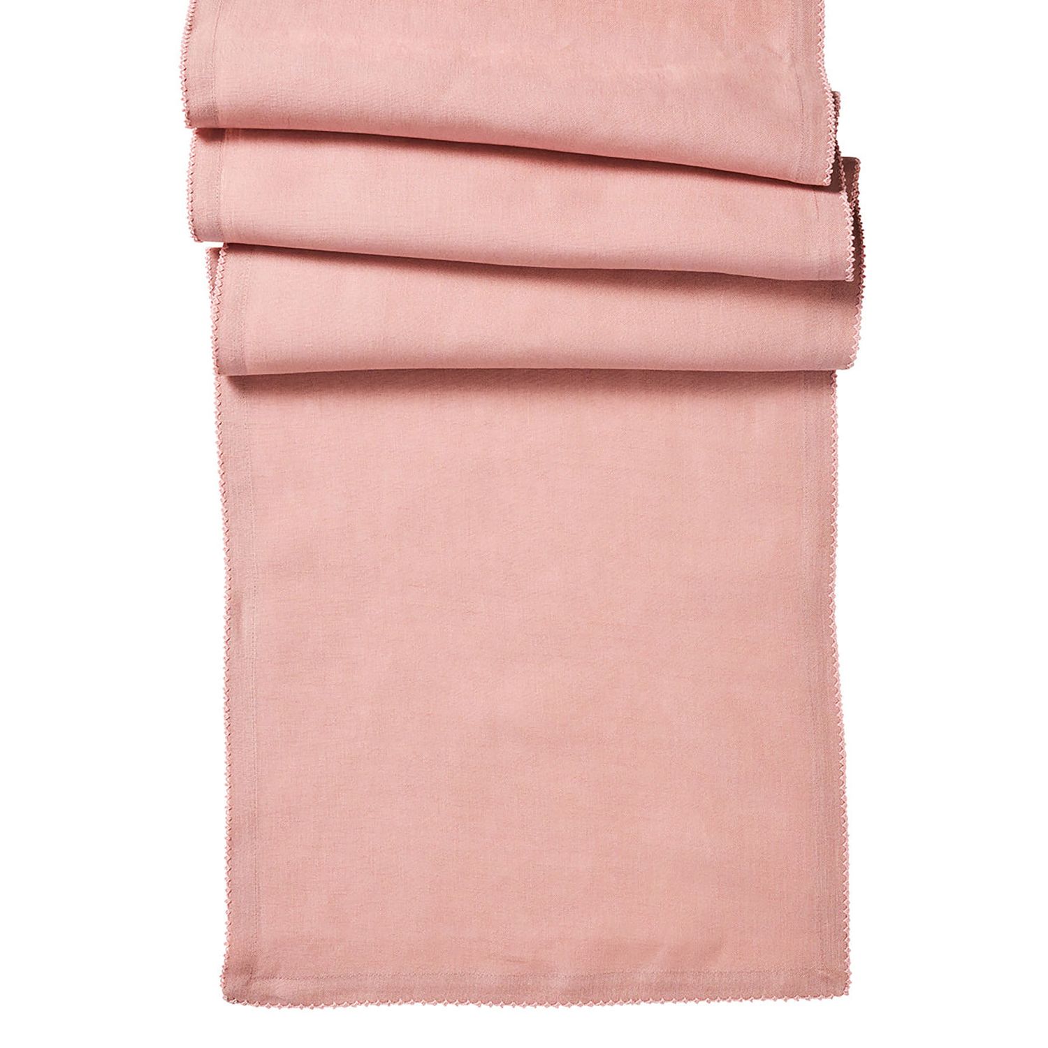 Juliska Berry Scallop 18 x 90 Inch Table Runner Pink TR20/51