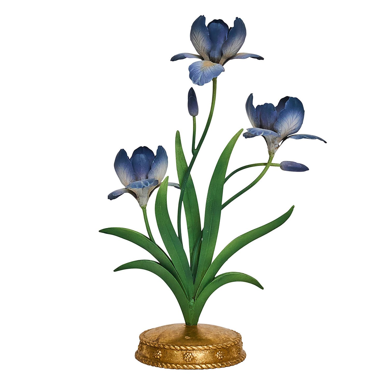 Juliska Meadow Walk Iris 14 Centerpiece Candelabra Chambray TDM03/47