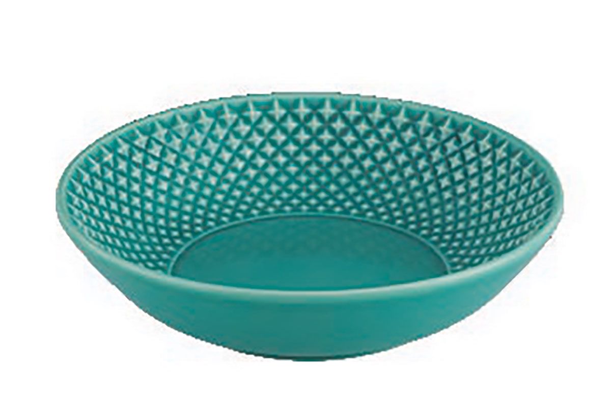 Bordallo Pinheiro Bicos Mineral Grey Soup Plate 65032989, 5600413638712