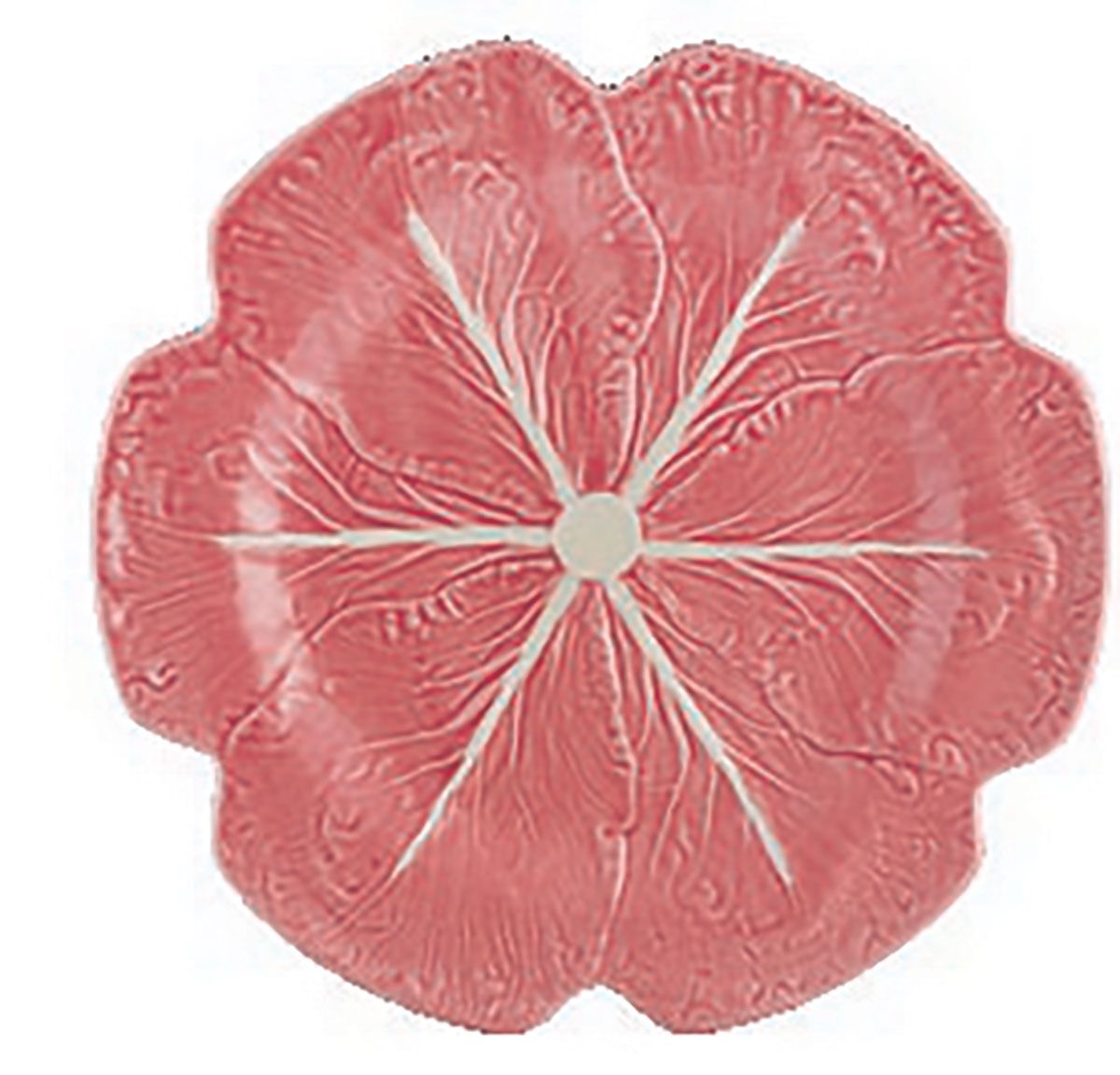 Bordallo Pinheiro Cabbage Pink Charger Plate 30.5cm 12 Inch 65032681, 5600413637838