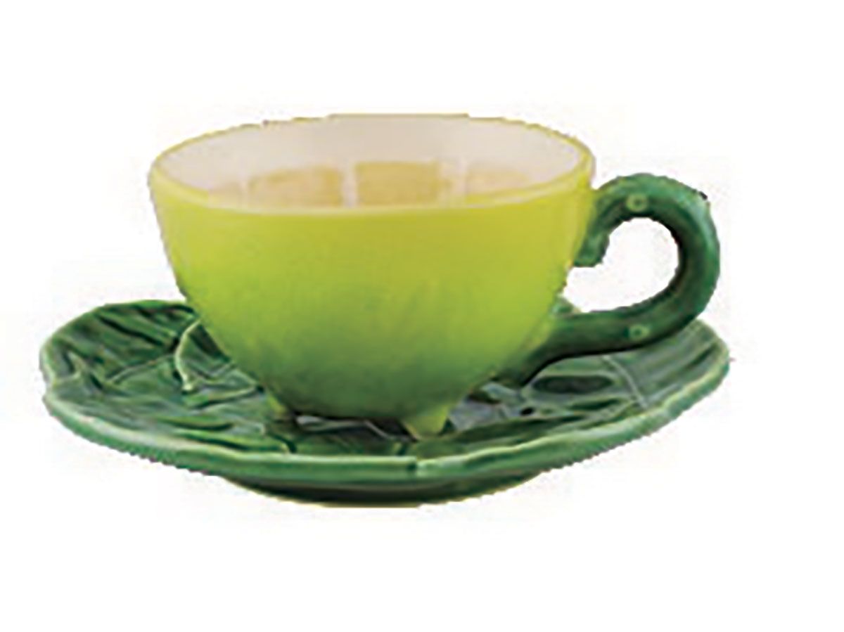 Bordallo Pinheiro Lemon Tea Cup &amp; Saucer 65032774, 5600413638255
