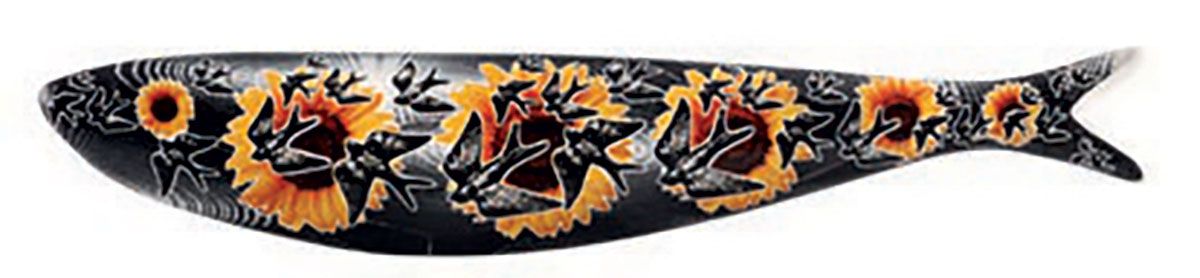 Bordallo Pinheiro Sardine Sunflower And Swallows 65032425, 5600413636565