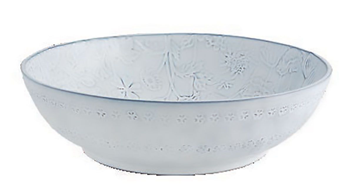 Bordallo Pinheiro Flora Antique White Salad Bowl 30.5cm 12 Inch 65030896, 5600413630600