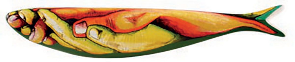 Bordallo Pinheiro Sardine Sardine Catch 65032461, 5600413636626