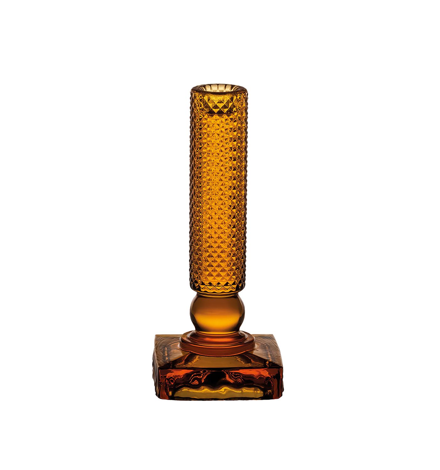 Vista Alegre Bicos Amber Candlestick Amber 49002787, 5605414150607