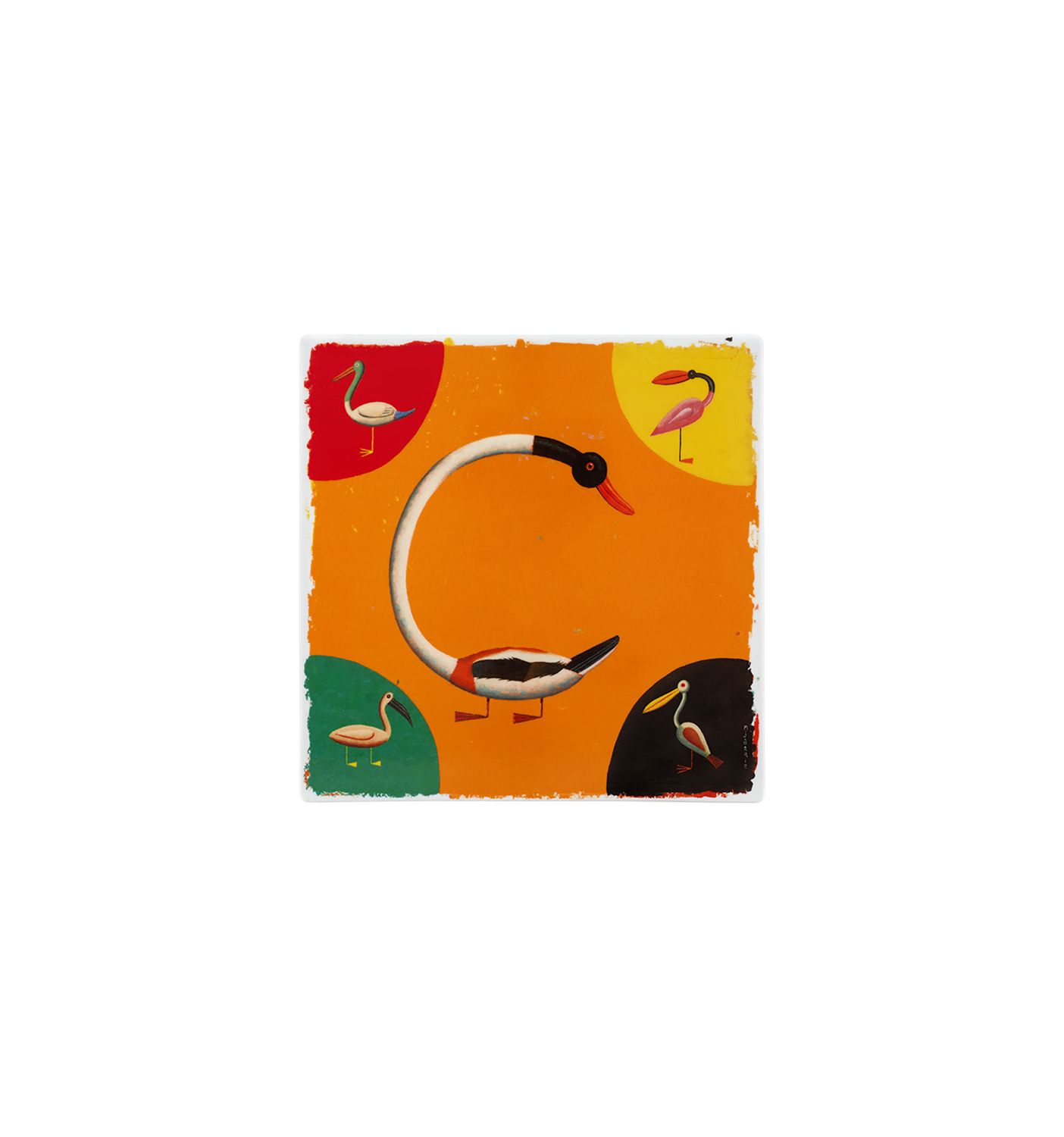 Vista Alegre Vida Alegre Porcelain Plaque Letter C 21147098