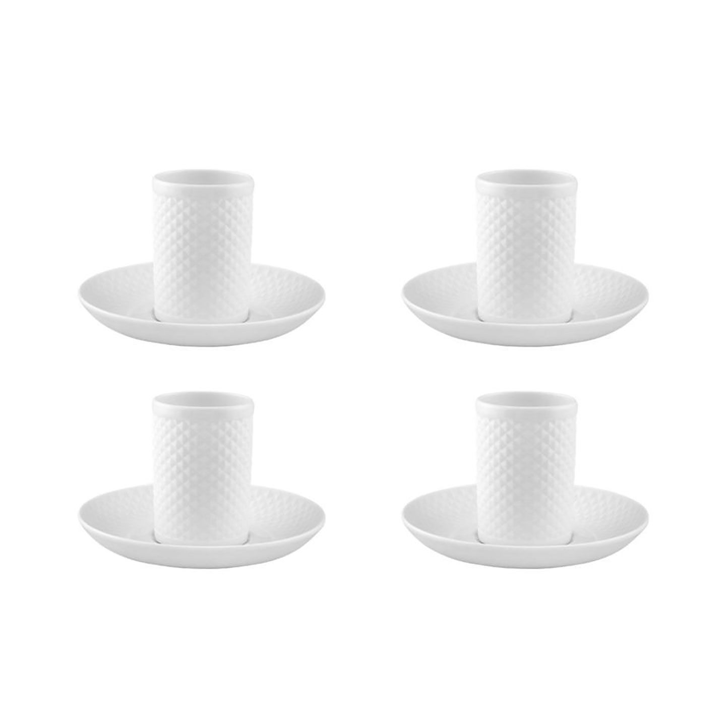 Vista Alegre Bicos Va Coffee Cup and Saucer Set of 4 21146332