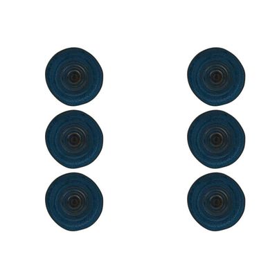 Casa Alegre Gemstone Lapis Lazuli Saucer Set of 6 210022398, 5604782040145