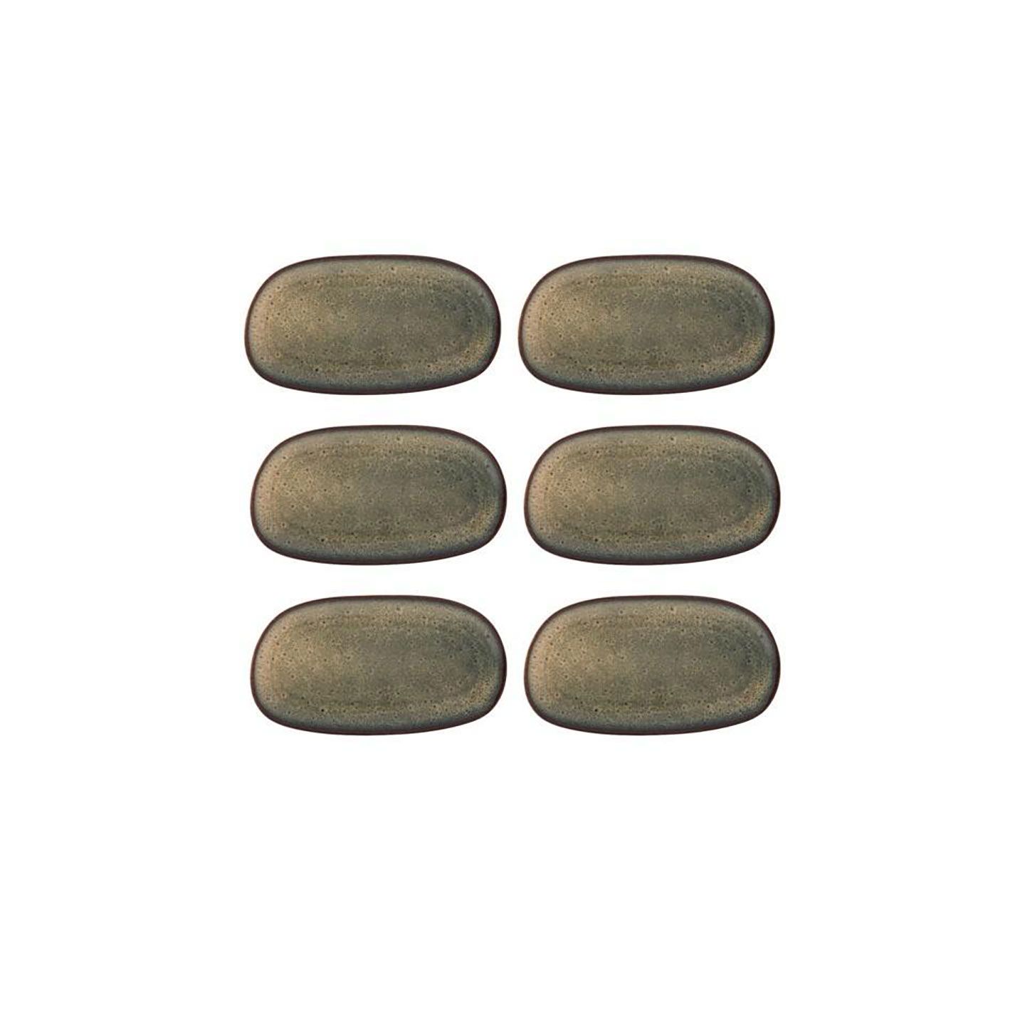 Casa Alegre Shangri-La Vine Platter 25cm 9 inch Set of 6 37006593, 5605414169715