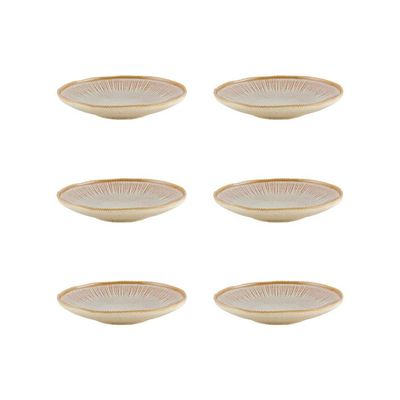 Casa Alegre Shangri-La Oro Deep Plate 23cm 9 inch Set of 6 37006337, 5605414152731