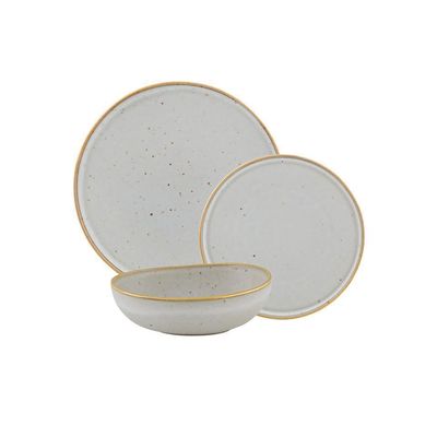 Casa Alegre Gold Stone White 3 Piece Place Setting 37006336, 5605414152724