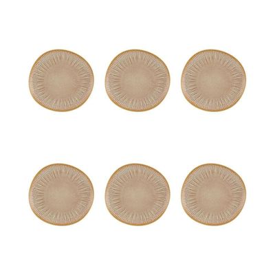 Casa Alegre Shangri-La Oro Bread and Butter Plate 18cm 7 inch Set of 6 37006320, 5605414152441