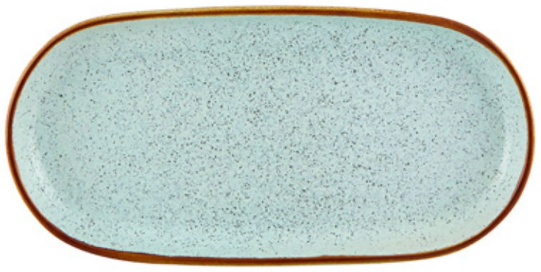 Casa Alegre Rustic Blend Turquoise Oval Platter 30cm 11 inch 27020970, 5604782032973