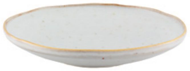 Casa Alegre Gold Stone White Soup Plate 23cm 9 inch 37006104, 5605414135673