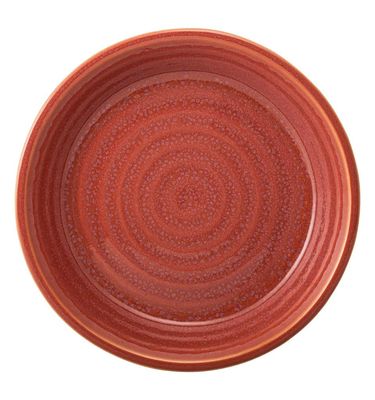 Casa Alegre Gemstone Coral Deep Plate 23cm 9 inch 210021087, 5604782039293