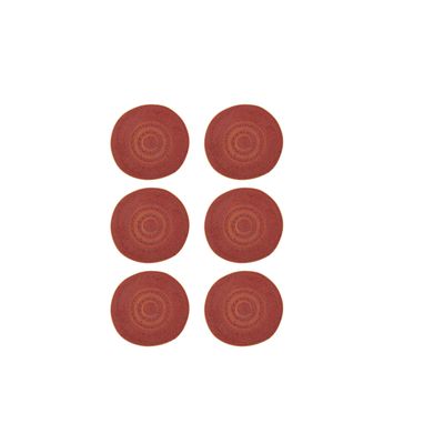 Casa Alegre Gemstone Coral Saucer Set of 6 210022453, 5604782040695