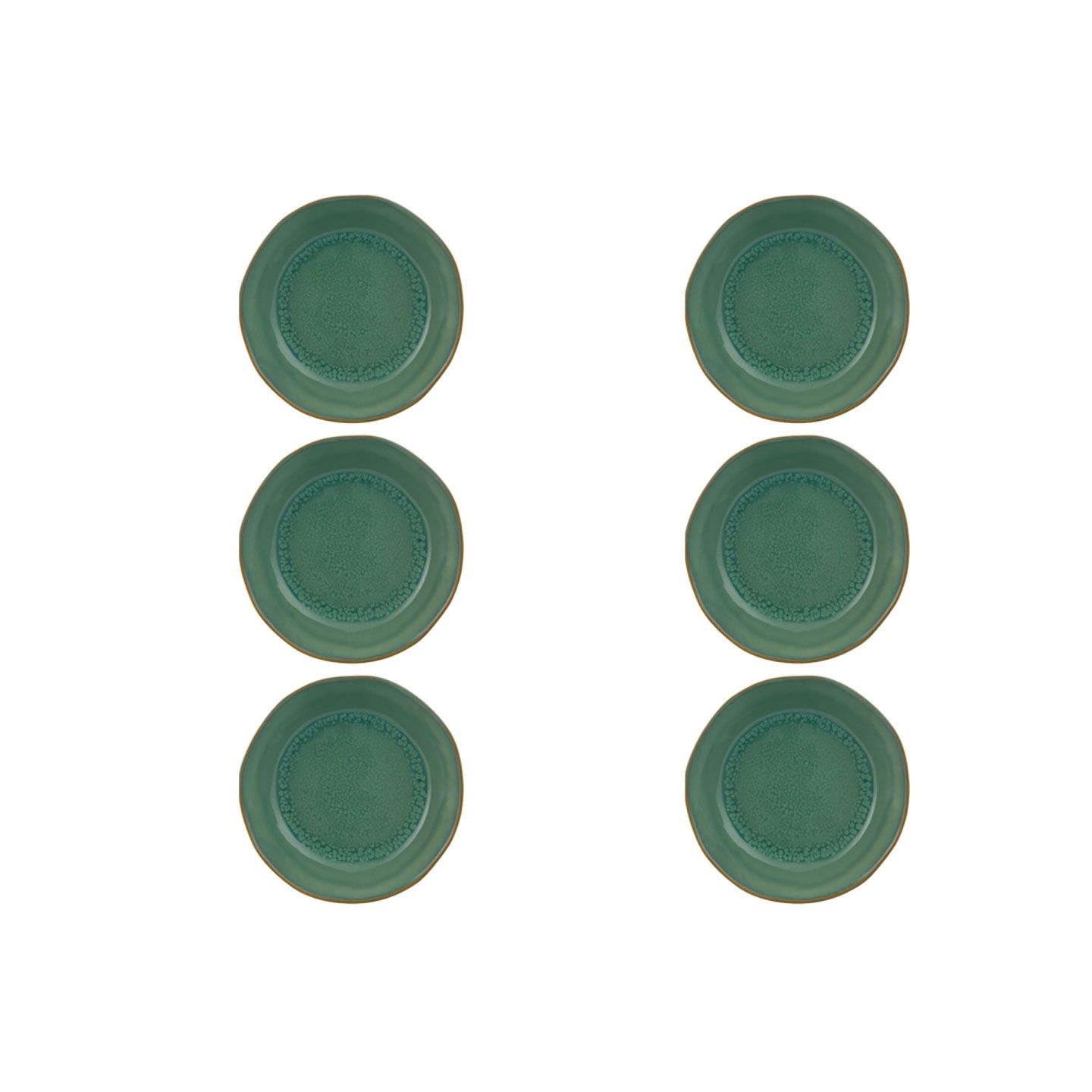 Casa Alegre Gemstone Jade Soup Plate 22cm 8 inch Set of 6 210022381, 5604782039972