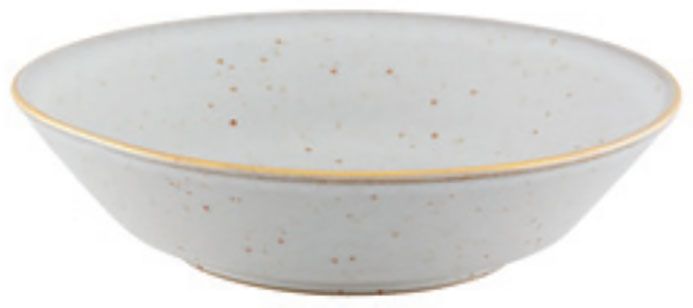 Casa Alegre Gold Stone White Pasta Plate 26cm 10 inch 37006105, 5605414135680