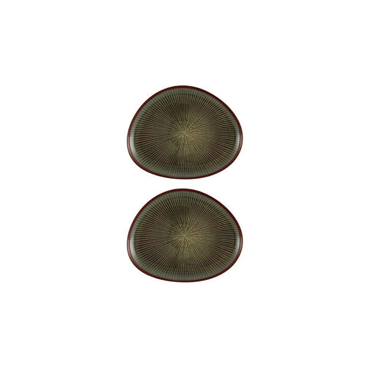 Casa Alegre Shangri-La Vine Tray 38cm 14 inch Set of 2 37006547, 5605414168152