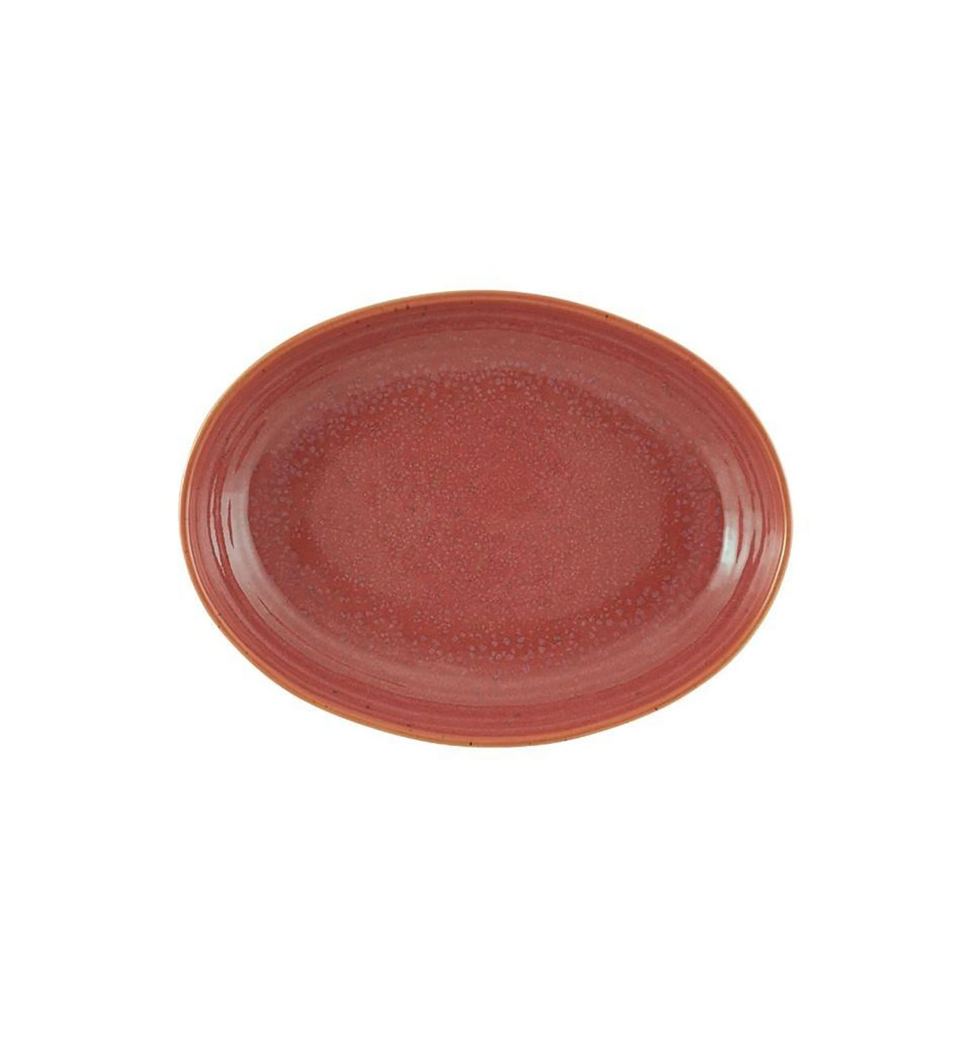 Casa Alegre Gemstone Coral Oval Tray 27cm 10 inch 210020815, 5604782038883