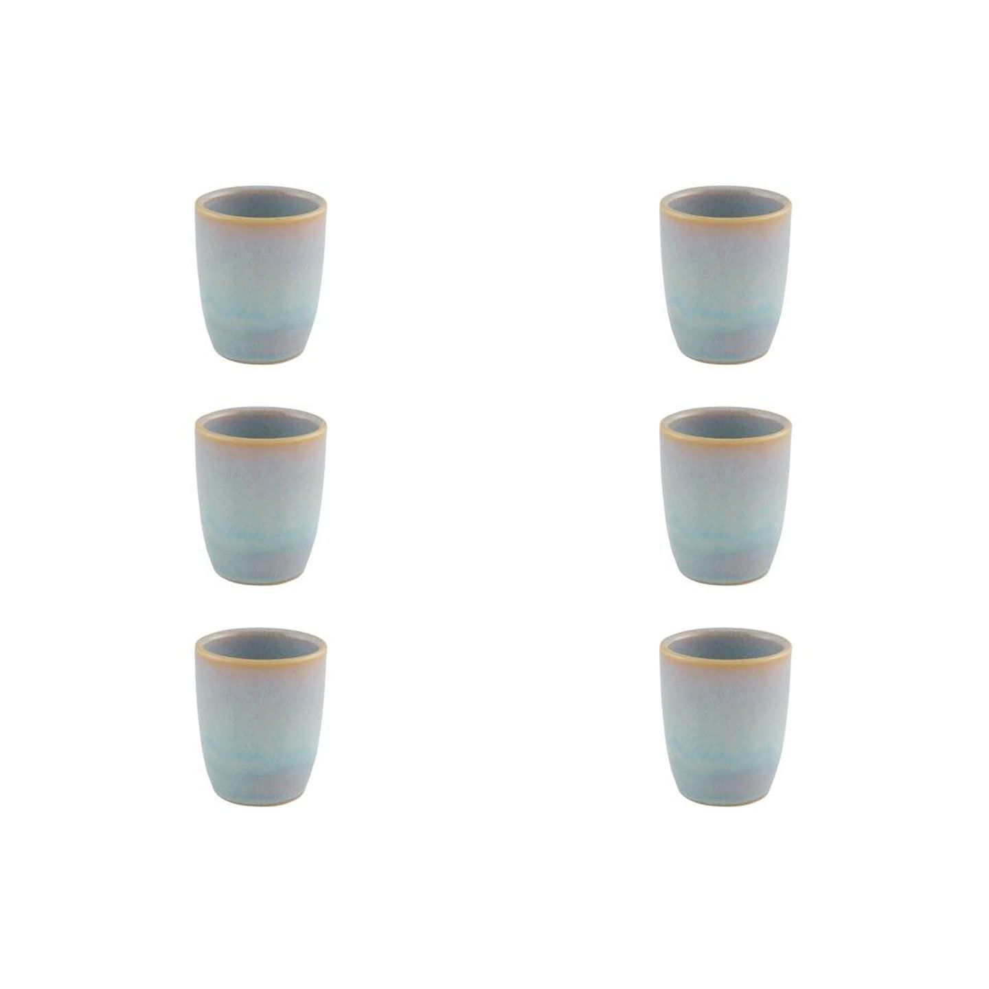 Casa Alegre Gemstone Moonstone Cup 78 ml 2 oz Set of 6 210022411, 5604782040275