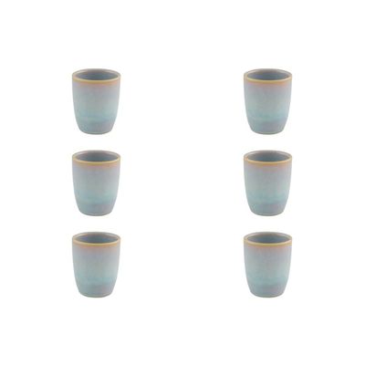 Casa Alegre Gemstone Moonstone Cup 78 ml 2 oz Set of 6 210022411, 5604782040275