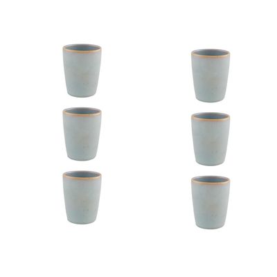 Casa Alegre Gemstone Moonstone Cup 350 ml 11 oz Set of 6 210022410, 5604782040268