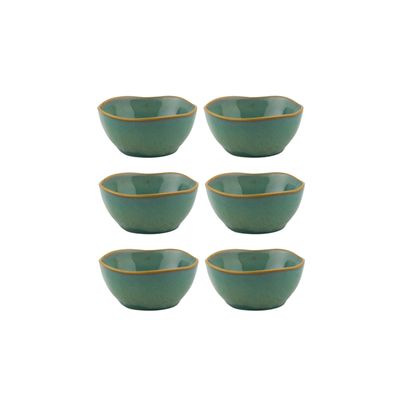 Casa Alegre Gemstone Jade Bowl 9cm 3 inch Set of 6 210022368, 5604782039842