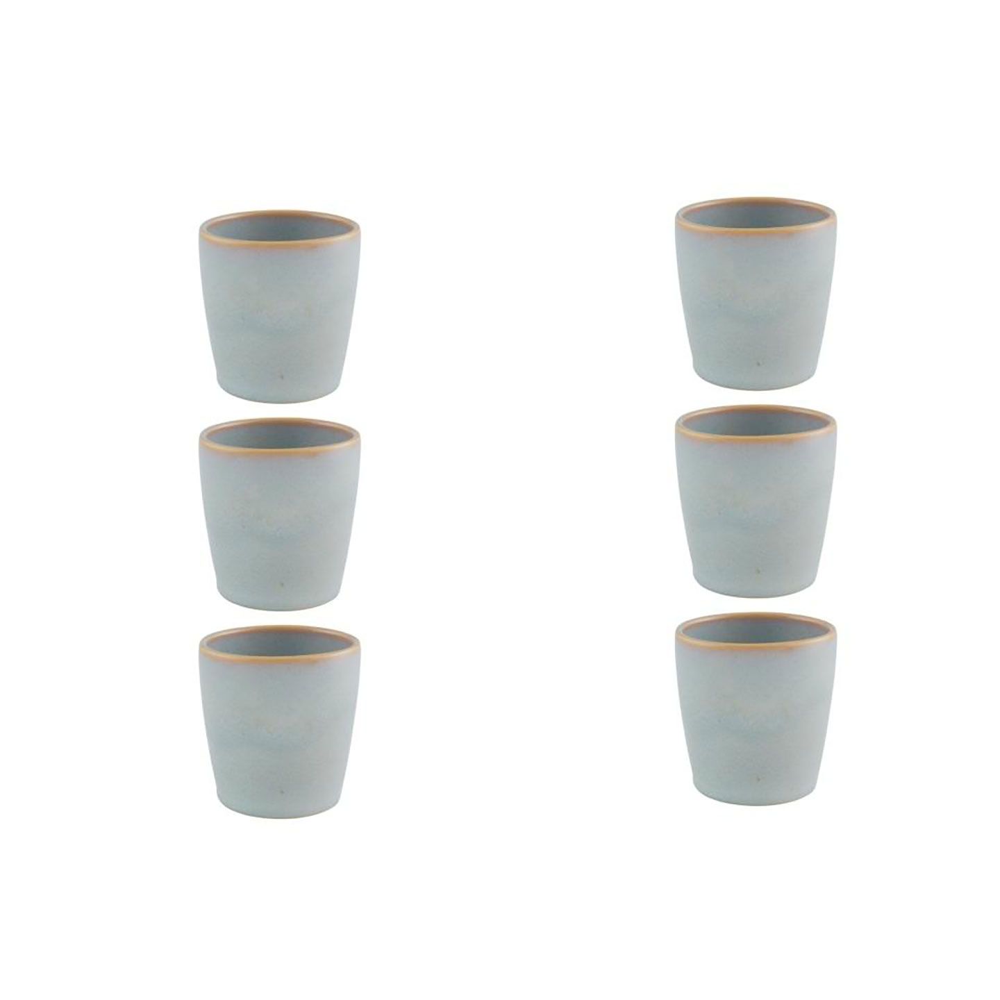 Casa Alegre Gemstone Moonstone Cup 250 ml 8 oz Set of 6 210022409, 5604782040251