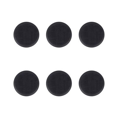 Casa Alegre Tisse Black Dessert Plate 24cm 9 inch Set of 6 37006288, 5605414152243