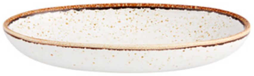 Casa Alegre Rustic Blend White Oval Platter 27cm 10 inch 27020958