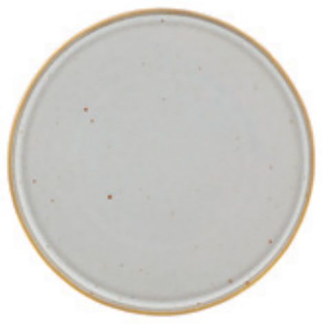 Casa Alegre Gold Stone White Dessert Plate 22cm 8 inch 37006102