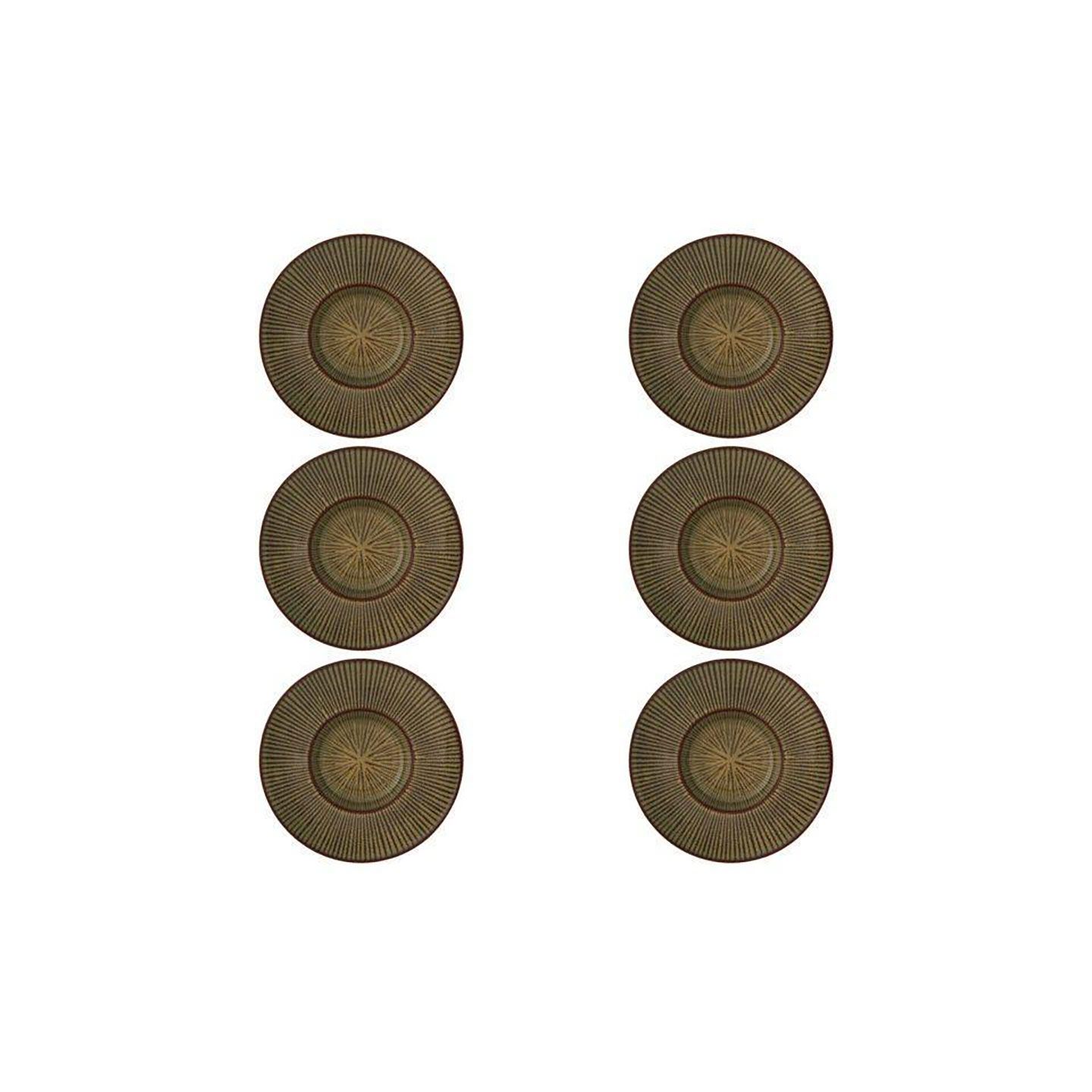 Casa Alegre Shangri-La Vine Deep plate 28cm 11 inch Set of 6 37006565, 5605414169432