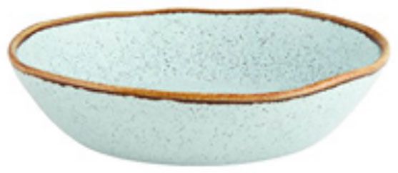 Casa Alegre Rustic Blend Turquoise Soup Plate 22cm 8 inch 27020973, 5604782033000
