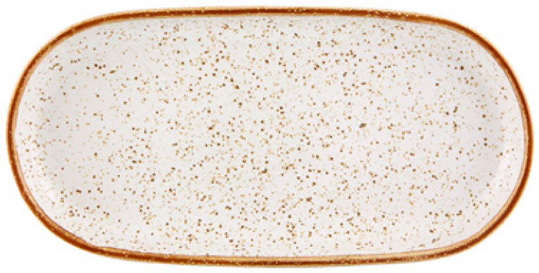 Casa Alegre Rustic Blend White Oval Platter 30cm 11 inch 27020960, 5604782032874