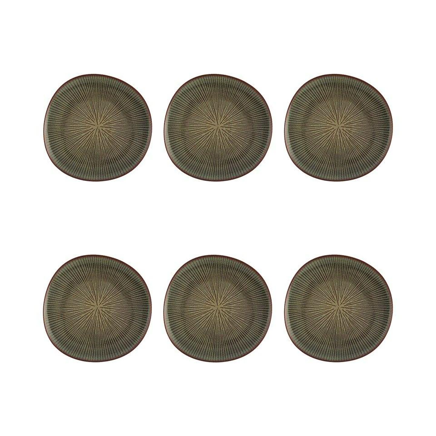 Casa Alegre Shangri-La Vine Dinner Plate 28cm 11 inch Set of 6 37006324, 5605414152489