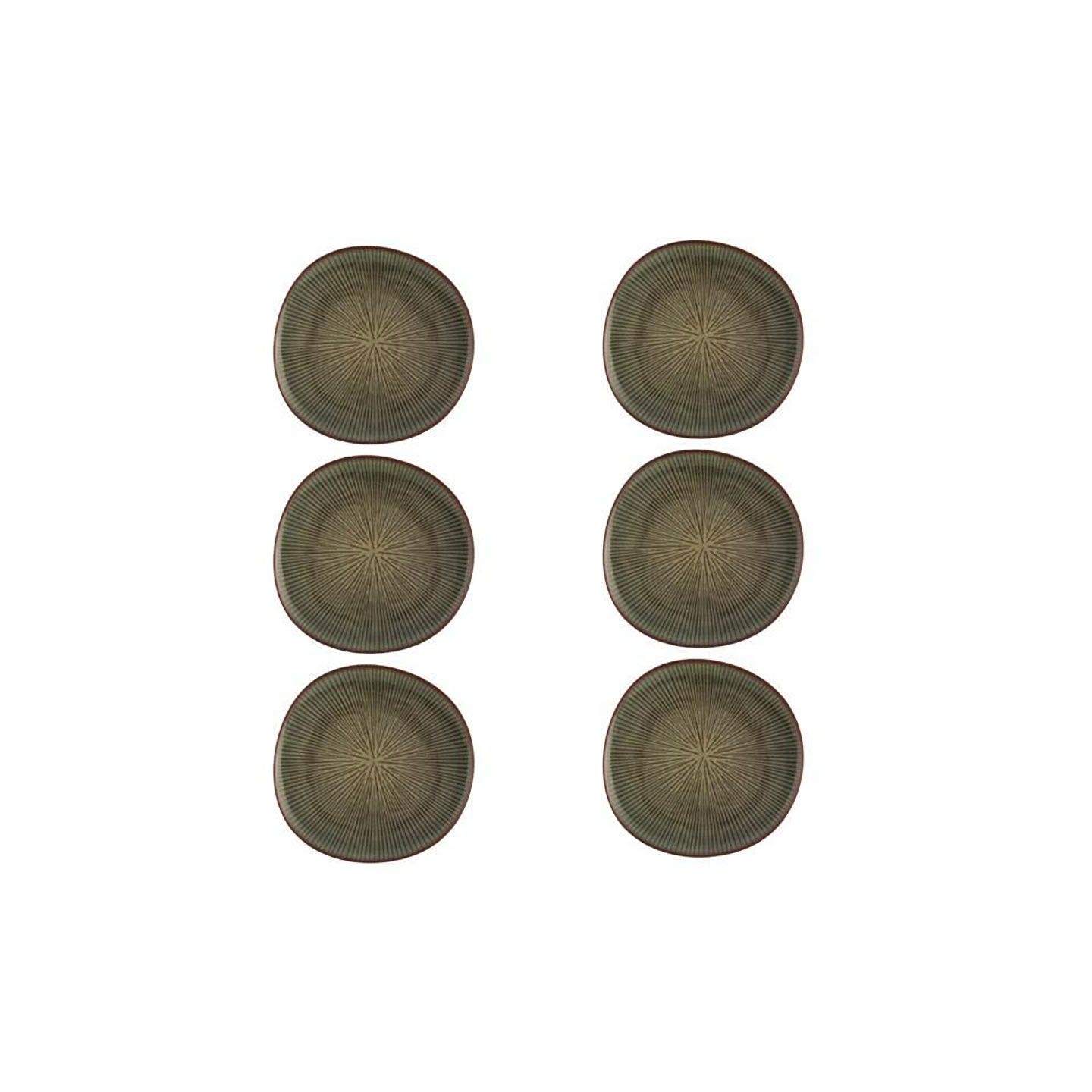 Casa Alegre Shangri-La Vine Bread Plate 17cm 6 inch Set of 6 37006538, 5605414169227