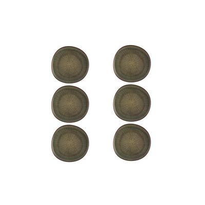 Casa Alegre Shangri-La Vine Bread Plate 17cm 6 inch Set of 6 37006538, 5605414169227