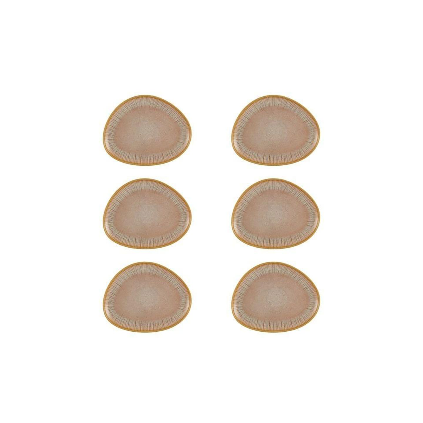 Casa Alegre Shangri-La Oro Tray 24cm 9 inch Set of 6 37006534, 5605414169180